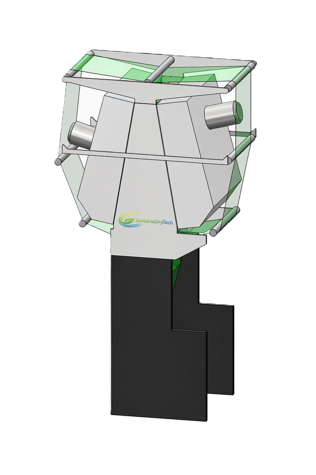 SustainaDryer 26n BSP dual-side drying module render